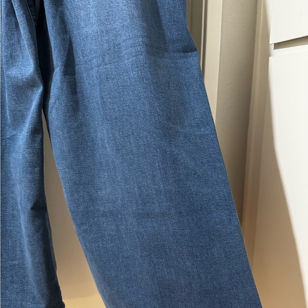 Risen Jeans Blue Denim Wide Leg Jeans High Rise Size 13/31 - Picture 5 of 6
